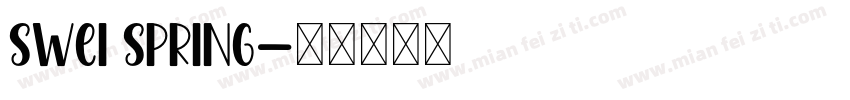 Swei Spring字体转换